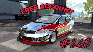 free account #260 with paid body kits car parking multiplayer v4.8.4 giveaway