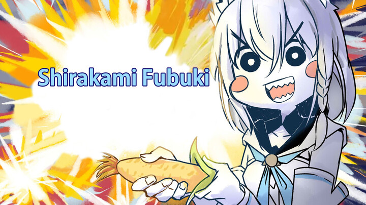 [Anime]Gambar Bermusik: Shirakami Fubuki Datang! Awww