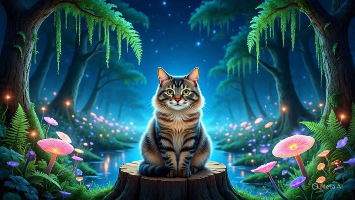 A Cat In The Forest