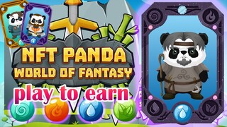 NFT Panda: World of Fantasy Play-to-Earn Wax Blockchain