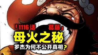 母火种和古代兵器揭秘！罗杰为何不公开真相？海贼王1116话完整解说