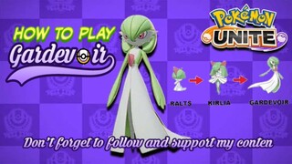 pokemon unite || How to play gardevoir hero apakah yang mirip gardevoir?