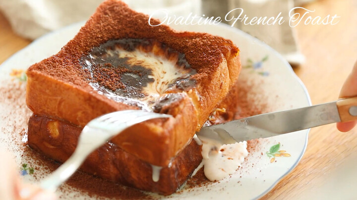 [FOOD]Just 5 Minutes! Make a Hong Kong style toast with Ovaltine