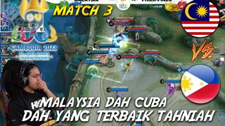 MALAYSIA VS PHILIPPINES GAME 3 GRAND FINAL SEA GAMES 2023 MLBB MALE