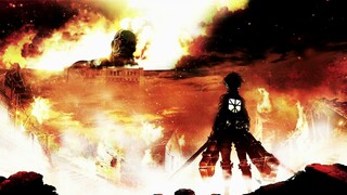 Attack On Titan Season 1 Opening Song - Guren no Yumiya - From Linked Horizon.