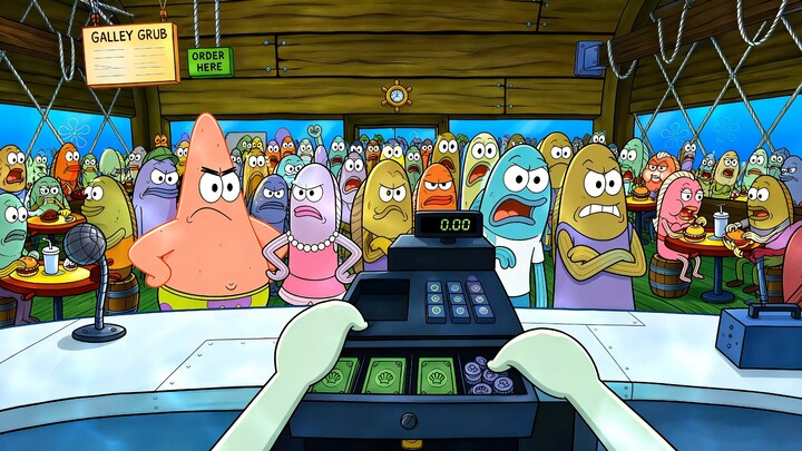 【Đang gây sốt khắp mạng】Giấy dán màn hình góc nhìn nhân vật SpongeBob