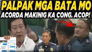 ITO ANG BALITA CHIEF PNP ACORDA MAKINIG KA! CONG ACOP LINABAS ANG MGA NAG TEXT MESSAGE NAGKABUKINGAN