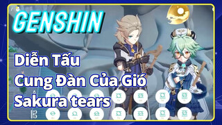 [Genshin, Cung Đàn Của Gió] Còn Ai Đàn Mượt Hơn Thế Này Nữa? "Sakura tears"