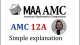 AMC 12a 2022 第 1 至 25 题的解答