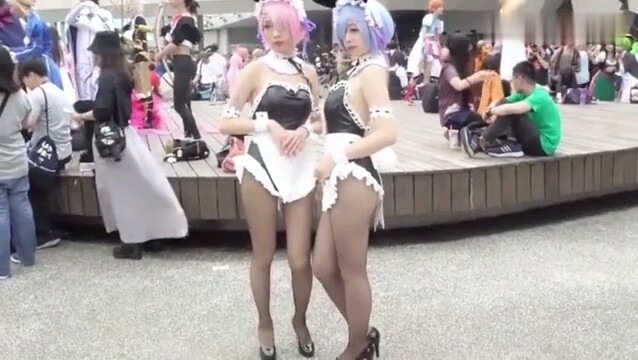 The bunny girl Miss Rem of the comic exhibition cos is really beautiful!