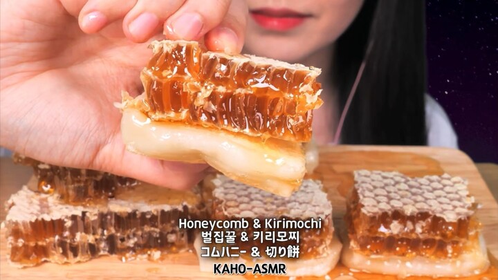 ZOEY ASMR | (edit) honeycomb and kiri mochi
