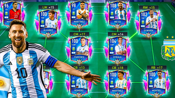 ฉันสร้างทีมอาร์เจนตินาที่ดีที่สุดในฟุตบอลโลกปี 2022 - FIFA Mobile