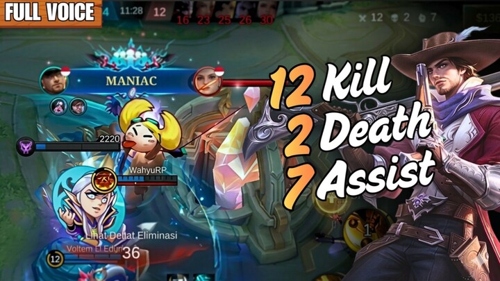 NEW! BUILD CLINT TERSAKIT 2026! AUTO WIN, 12 KILL NO OBAT! MLBB