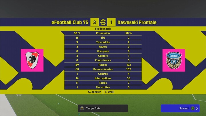 Japanese Clubs • eFootball Club 75 🆚 Kawasaki Frontale