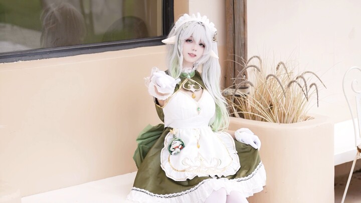 Matcha Cake🎂 Little Grass God's Maid Outfit!