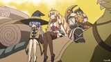 Mushoku Tensei: 2nd season: ( cute Roxy on the lizard )