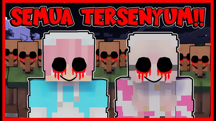 SEMUA ORANG MENJADI ANEH DAN TERSENYUM !! Feat @sapipurba Minecraft #sponsored