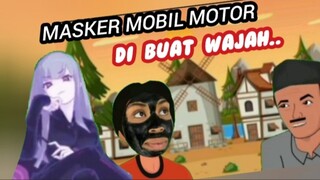 MASKER MOBIL MOTOR BUAT WAJAH , #animecrack