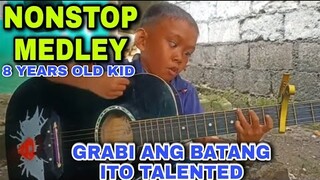 4 MINUTES MEDLEY BY 8 YEARS OLD GUITARIST KID - BATANG PINOY ANG GALING