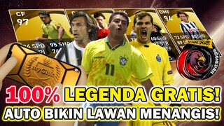 100% GRATIS DAPATKAN LEGENDA DI PES MOBILE! AUTO BANTAI LAWAN SAMPAI MENANGIS! BIKIN NGAKAK! HAHAHA!