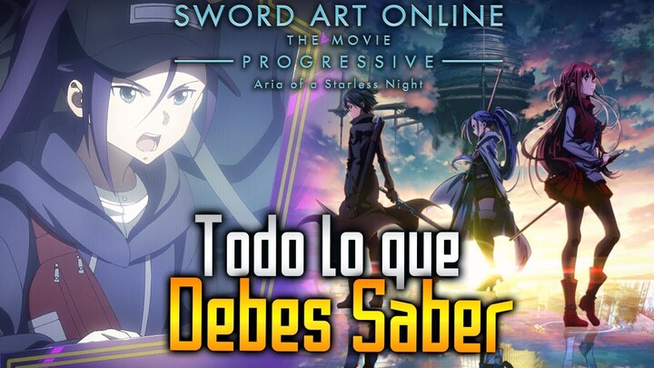 ¡Antes de ver SAO Progressive Aria Of A Starless Night debes saber esto!