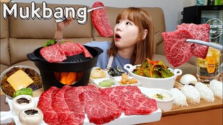 👩‍🍳요리먹방-한우화로구이+짜파게티🍜 1+살치살 부채살에 제임슨하이볼 혼술 🥰 BEEF JJAPAGHETTI MUKBANG ASMR EATINGSHOW REALSOUND 요리 먹방