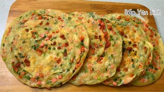 BÁNH LÀM TỪ BỘT MÌ - CÁCH LÀM BÁNH BỘT MÌ RÁN ĐƠN GIẢN DỄ LÀM THẬT NGON - BẾP YÊN BÌNH
