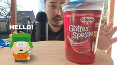 ASMR Dr. Oetker Giant Raspberry Jelly - Eating Sounds