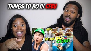 🇵🇭 American Couple Reacts "TOP 6 THINGS TO DO IN CEBU, PHILIPPINES IN 2023"