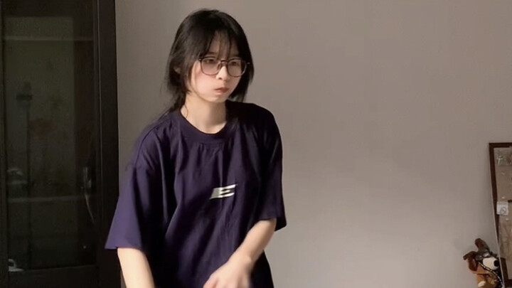 He's secretly practicing this behind closed doors... It's such a stark contrast!