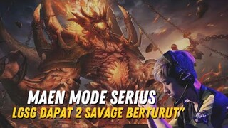 GW MAEN MODE SERIUS, LANGSUNG SAVAGE 2X BERTURUT", FOKUS BALIKIN GAMEPLAY!!