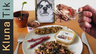 Eating ANIMAL FOOD!  Kluna Tik Dinner #93 | ASMR eating sounds no talk