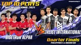BLACKLIST vs BIGETRON ALPHA TOP 10 PLAYS OF THE GAME | MPLI 2021