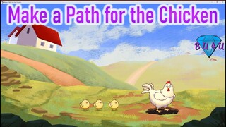 First look at puzzle platformer MAKE A PATH FOR THE CHICKEN | Gameplay / Let's Play