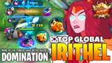 Domination Irithel Full Damage Arrow | Top Global Irithel ••MrKing•• ~ Mobile Legends