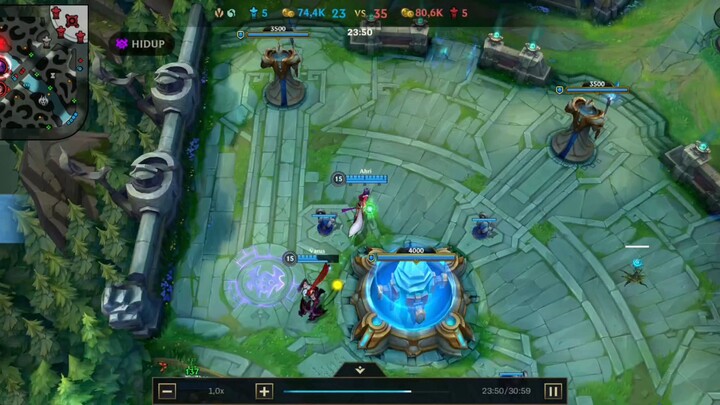 Ahri gagal penta kill