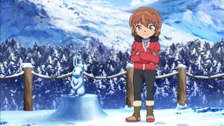Ai-chan, chơi với tuyết thực sự là nghệ thuật