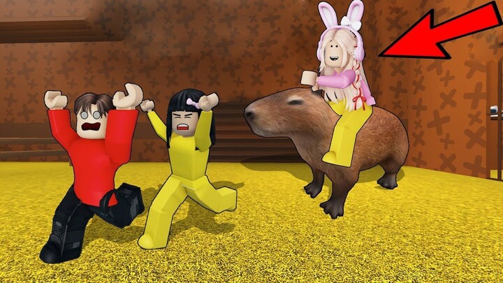 Yuta, Mio Dan Baby Celine Keluar Dari Penjara Barry Capybara  ROBLOX