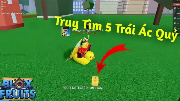 Truy tìm 5 trái ác quỷ trong Blox Fruit