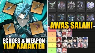 Inilah ECHOES & WEAPON Terbaik Untuk Setiap Karakter! Jangan Salah Pilih! | Wuthering Waves