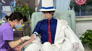 Even Kaito Kidd is afraid of injections!