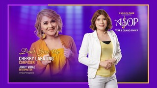 Jinky Vidal sings Don't Give Up by Cherry Labating | ASOP 8 Grand Finals