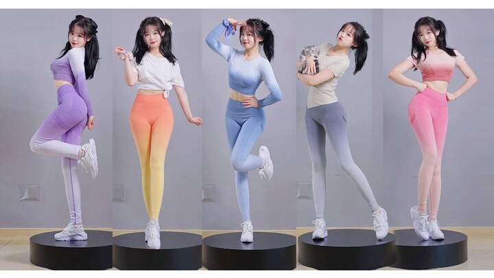 是渐变色，才不是晒褪色了呢！