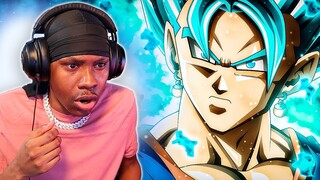 Reacting To Vegito SSJ Blue Vs Zamasu Fight