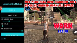 MOD MENU REAL AUTO HEADSHOT 2020 BISA LOG FACEBOOK WORK ALL DEVICE !!