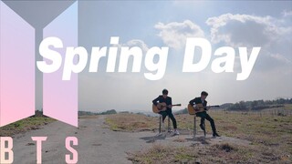 (BTS) (Spring Day) (Guitar Cover by  (JS Guitar)