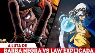 REVELADO O VERDADEIRO PODER DOS PIRATAS CORAÇÃO - BARBA NEGRA VS LAW EXPLICADO - ONE PIECE 1064