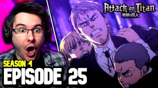 ATTACK ON TITAN Season 4 Part 2 Episode 25 REACTION | Attack on Titan REACTION