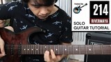 214 RiverMaya lead/solo guitar tutorial (Perf De Castro Tab)