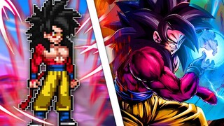 GOKU SSJ 4 12P!!! UMA DAS MELHORES TRANSFORMAÇÕES DO GOKU ESTÁ MAIS FORTE DO QUE NUNCA NO MUGEN